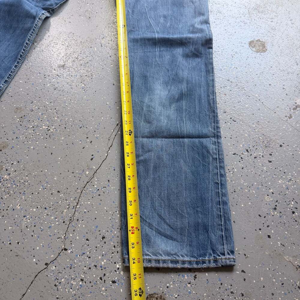 Vintage 90s Y2K Diesel Industry Wash Faded Italy Jeans pants Women's W31 L32 Siz - Picture 8 of 8